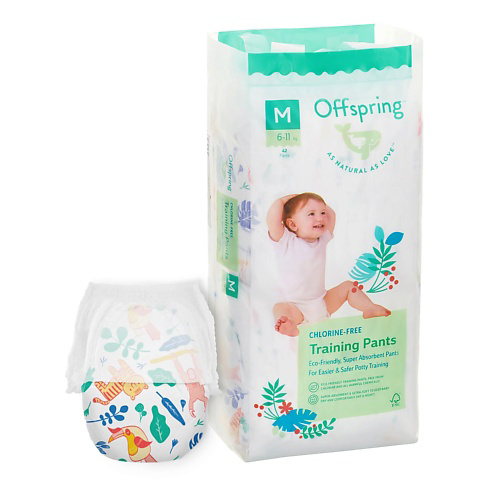 OFFSPRING Трусики-подгузники, M 6-11 кг Джунгли #1