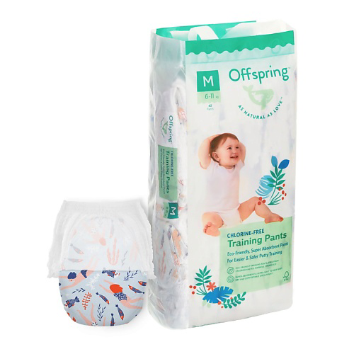 OFFSPRING Трусики-подгузники, M 6-11 кг Риф #1