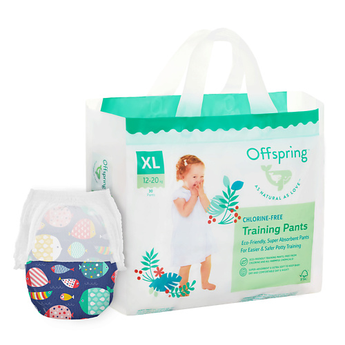 OFFSPRING Трусики-подгузники, XL 12-20 кг Рыбки #1