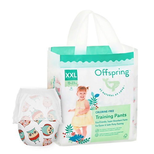 OFFSPRING Трусики-подгузники, XXL 15-23 кг Совы #1