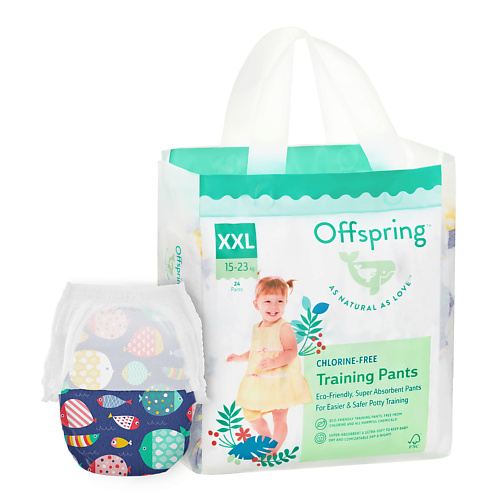 OFFSPRING Трусики-подгузники, XXL 15-23 кг Рыбки #1