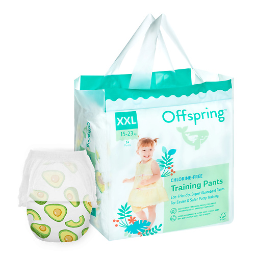 OFFSPRING Трусики-подгузники, XXL 15-23 кг Авокадо #1