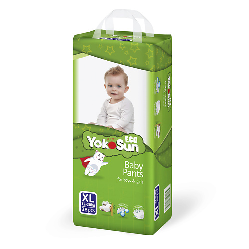 YOKOSUN Детские подгузники-трусики Eco размер XL (12-20 кг) #1