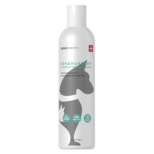 AGREE'S FOR PETS Кондиционер для животных ANTIBACTERIAL бережная защита и увлажнение с витамином В5 250 #1