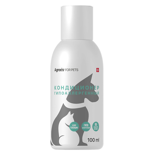 AGREE'S FOR PETS Кондиционер для животных ANTIBACTERIAL бережная защита и увлажнение с витамином В5 100 #1