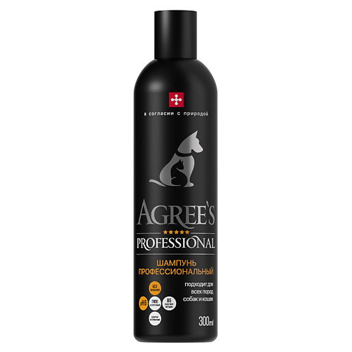 AGREE'S FOR PETS Шампунь для животных Гладкость и блеск шерсти, с экстрактами трав и шелка 300 #1