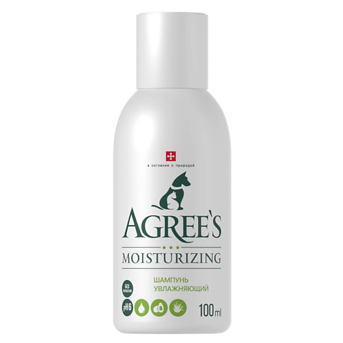 AGREE'S FOR PETS Увлажняющий шампунь для животных Легкое расчёсывание, с маслом авокадо и макадамии 100 #1