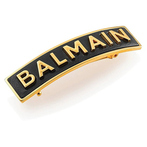 BALMAIN Заколка для волос Balmain Hair Couture Gold Barrette M #1