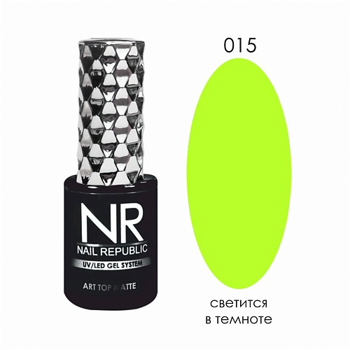 NAIL REPUBLIC NR Топовое матовое покрытие  TOP MATTE №15 10 #1