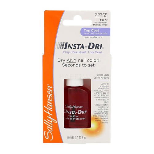 SALLY HANSEN Быстросохнущий топ для лака Insta-Dri Chip-Resistant Top Coat #1
