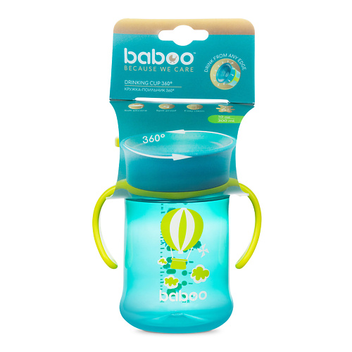 BABOO Кружка-поильник 360° Transport 6 мес + #1