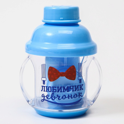 КРОШКА Я Поильник-трансформер 4в1 Джентльмен с ручками от 0 месяцев #1
