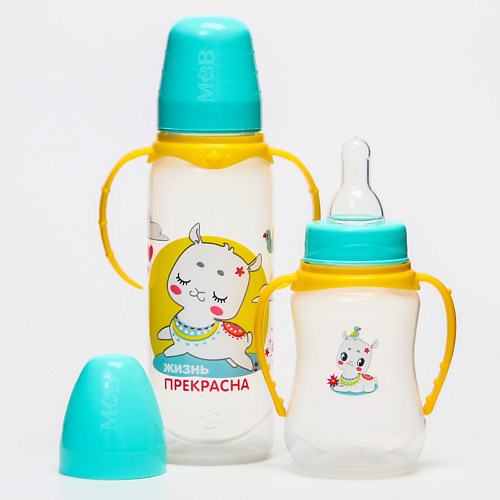 MUM&BABY Набор бутылочек для кормления «Тренд. Лама» #1