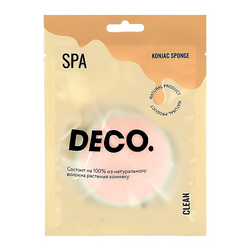 DECO. Спонж из конняку mint-rose #1