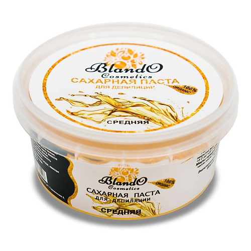BLANDO COSMETICS Сахарная паста для шугаринга и для депиляции средняя 200 #1