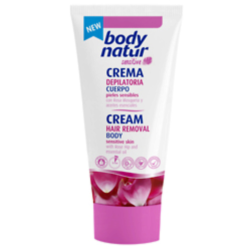 BODY NATUR Крем для депиляции для тела для чувствительной кожи с плодами шиповника и эфирным маслом Cream Hair Removal Body 200 #1