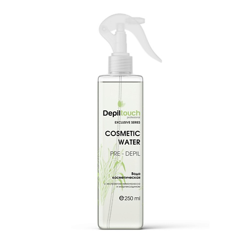 DEPILTOUCH PROFESSIONAL Косметическая вода перед депиляцией с экстрактом лемонграсса Esclusive Series Cosmetic Water 250 #1