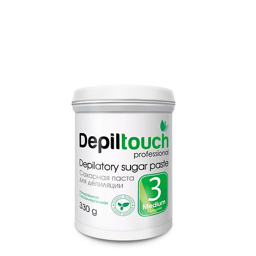 DEPILTOUCH PROFESSIONAL Сахарная паста для депиляции №3 средняя Depilatory Sugar Paste 330 #1