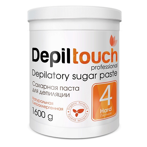 DEPILTOUCH PROFESSIONAL Сахарная паста для депиляции №4 плотная Depilatory Sugar Paste 1600 #1