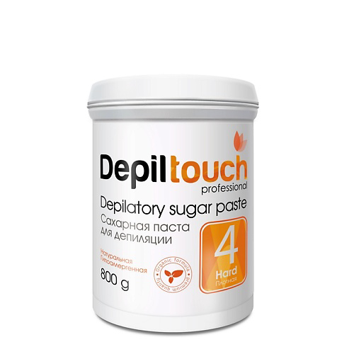 DEPILTOUCH PROFESSIONAL Сахарная паста для депиляции №4 плотная Depilatory Sugar Paste 800 #1