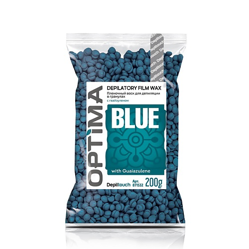 DEPILTOUCH PROFESSIONAL Воск пленочный для депиляции в гранулах Optima Blue Depilatory Film Wax #1