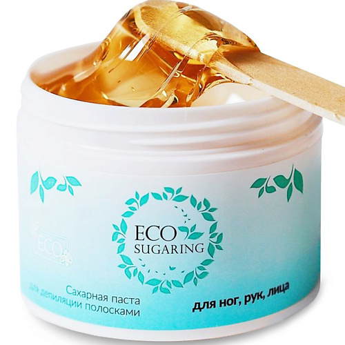 ECOSUGARING Сахарная паста для шугаринга МЯГКАЯ  для ног, рук, лица полосками 200 #1