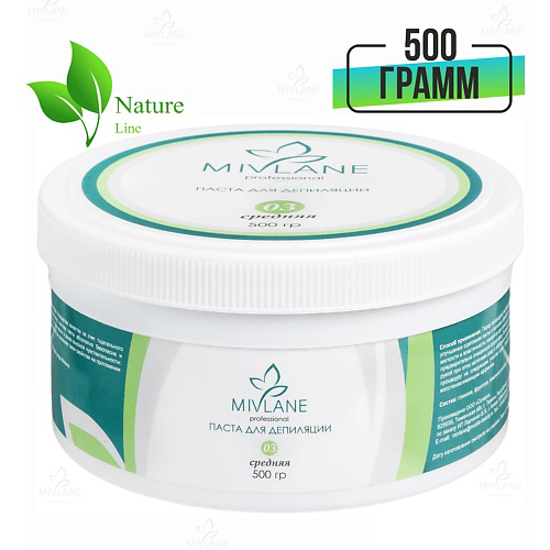 MIVLANE Сахарная паста для шугаринга и депиляции Средней Плотности 400 #1