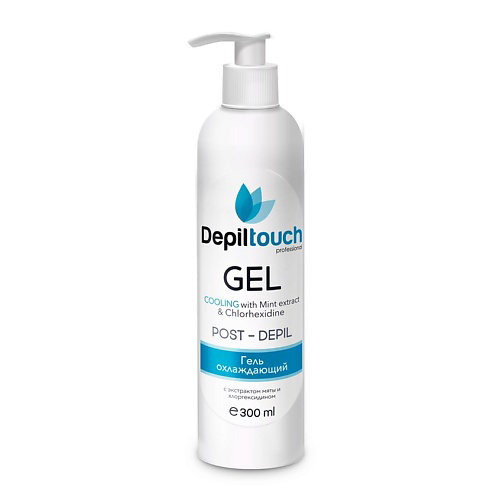 DEPILTOUCH PROFESSIONAL Гель охлаждающий с экстрактом мяты после депиляции Gel Post-Depil 300 #1
