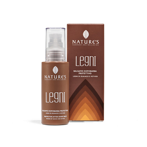 NATURE'S HARMONY AND WELLBEING Бальзам после бритья с гваяковым деревом и ветивером Legni Nature's 100 #1