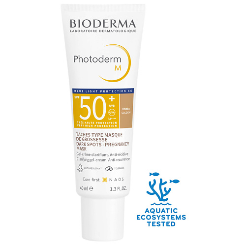 BIODERMA Солнцезащитный крем-гель Photoderm M SPF 50+ (темный оттенок) 40 #1