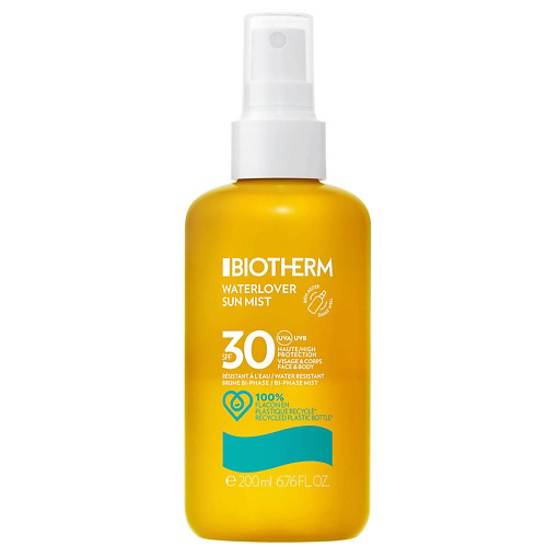 BIOTHERM Ультра-легкий солнцезащитный спрей для лица и тела Waterlover Sun Mist SPF30 200 #1