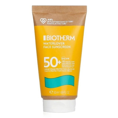 BIOTHERM Водостойкий солнцезащитный крем для лица Waterlover Face Sunscreen SPF50 50 #1