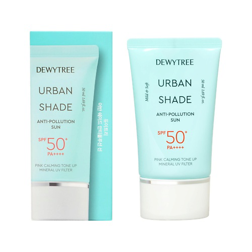 DEWYTREE Солнцезащитный крем для лица успокаивающий SPF50+ URBAN SHADE 50 #1