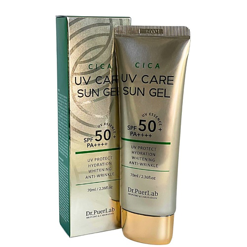 DR.PUERLAB Солнцезащитный крем гель для лица и тела с Центеллой, SPF 50+, PA++++ 70 #1