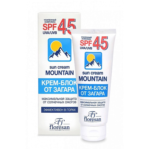 FLORESAN Водостойкий Крем - блок от загара максимальная защита от солнца SPF 45 60 #1
