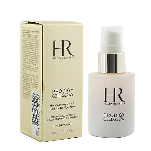 HELENA RUBINSTEIN Солнцезащитный флюид с эффектом сияния Prodigy Cellglow The Sheer Rosy SPF 50 30 #1