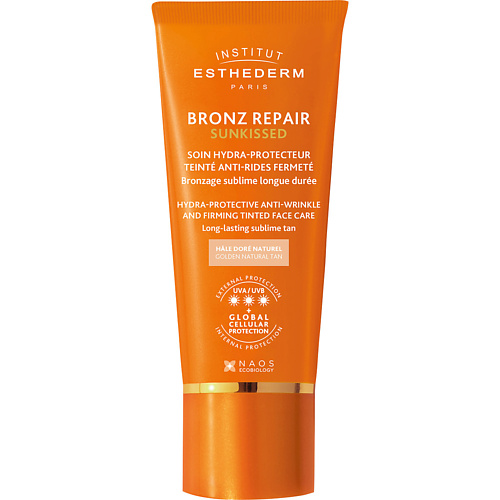 INSTITUT ESTHEDERM Солнцезащитный крем Bronz Repair c оттеночным эффектом с высокой степенью защиты 50 #1