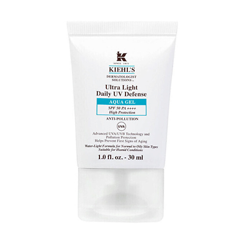 KIEHL'S Солнцезащитный крем-гель для жирной кожи  Ultra Light Daily UV Defense Aqua Gel SPF 50 30 #1
