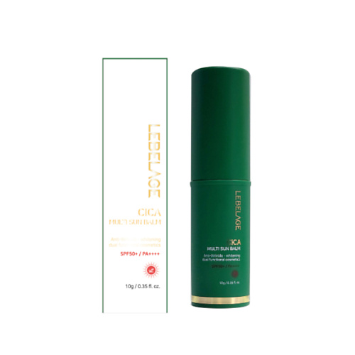 LEBELAGE Солнцезащитный  крем-стик увлажняющий Cica Multi Sun Balm Spf 50+ #1