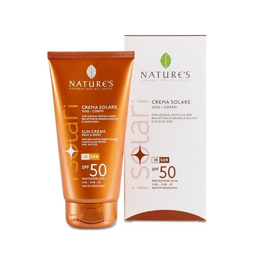 NATURE'S HARMONY AND WELLBEING Крем солнцезащитный для лица и тела  iSolari 150 #1