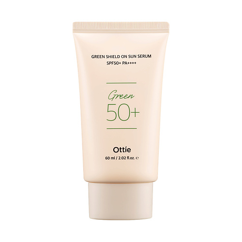 OTTIE Green Shield On Sun Serum SPF50 Солнцезащитный крем-серум для чувствительной кожи 60 #1