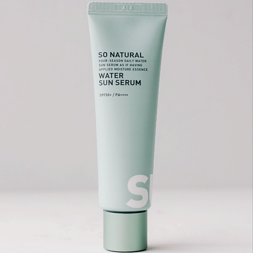 SO NATURAL Солнцезащитный крем с сияющим финишем Uv Pro Water Sun Serum 50 #1