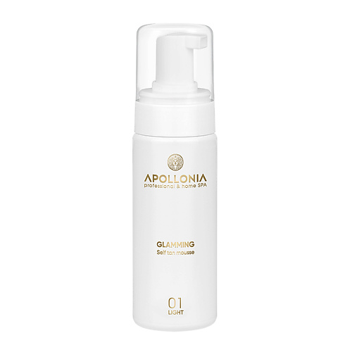 APOLLONIA GLAMMING SELF TAN MOUSSE LIGHT Мусс-автозагар для тела светлый тон 150 #1