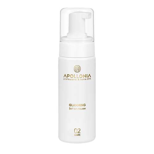 APOLLONIA GLAMMING SELF TAN MOUSSE DARK Мусс-автозагар для тела тёмный тон 150 #1