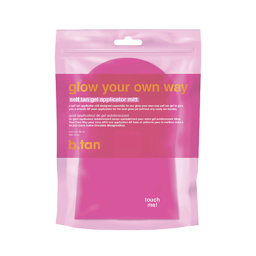 B.TAN Варежка-аппликатор для нанесения автозагара glow your own way self tan gel applicator mitt #1