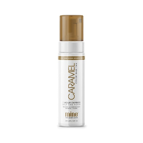 MINETAN Классический мусс–автозагар с натуральным, золотистым оттенком Caramel Self Tan Foam 200 #1