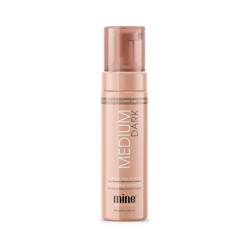 MINETAN Мусс – автозагар с формулой высокой стойкости Medium Dark Self Tan Mousse 200 #1