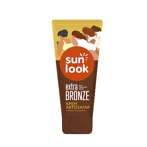 SUN LOOK Автозагар для лица и тела extra bronze для светлой кожи #1