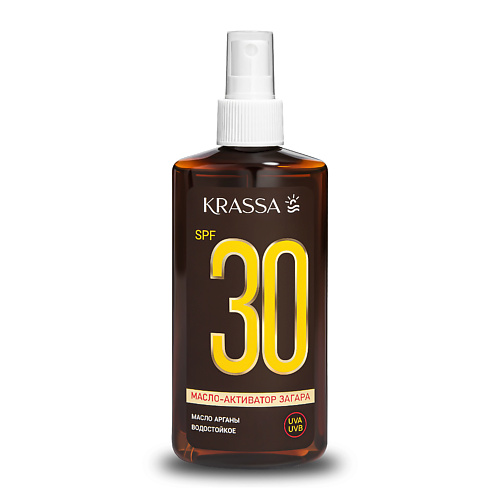 KRASSA Масло-Активатор Загара SPF 50 с Рисовых Отрубей 150 #1