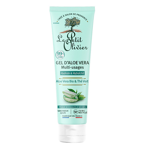 LE PETIT OLIVIER Гель Алоэ Вера для рук и тела увлажняющий и освежающий Aloe Vera Bio & The Vert Gel 150 #1